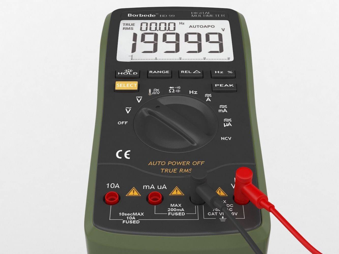 Borbede BD-99 Digital Multimeter 3D model_5