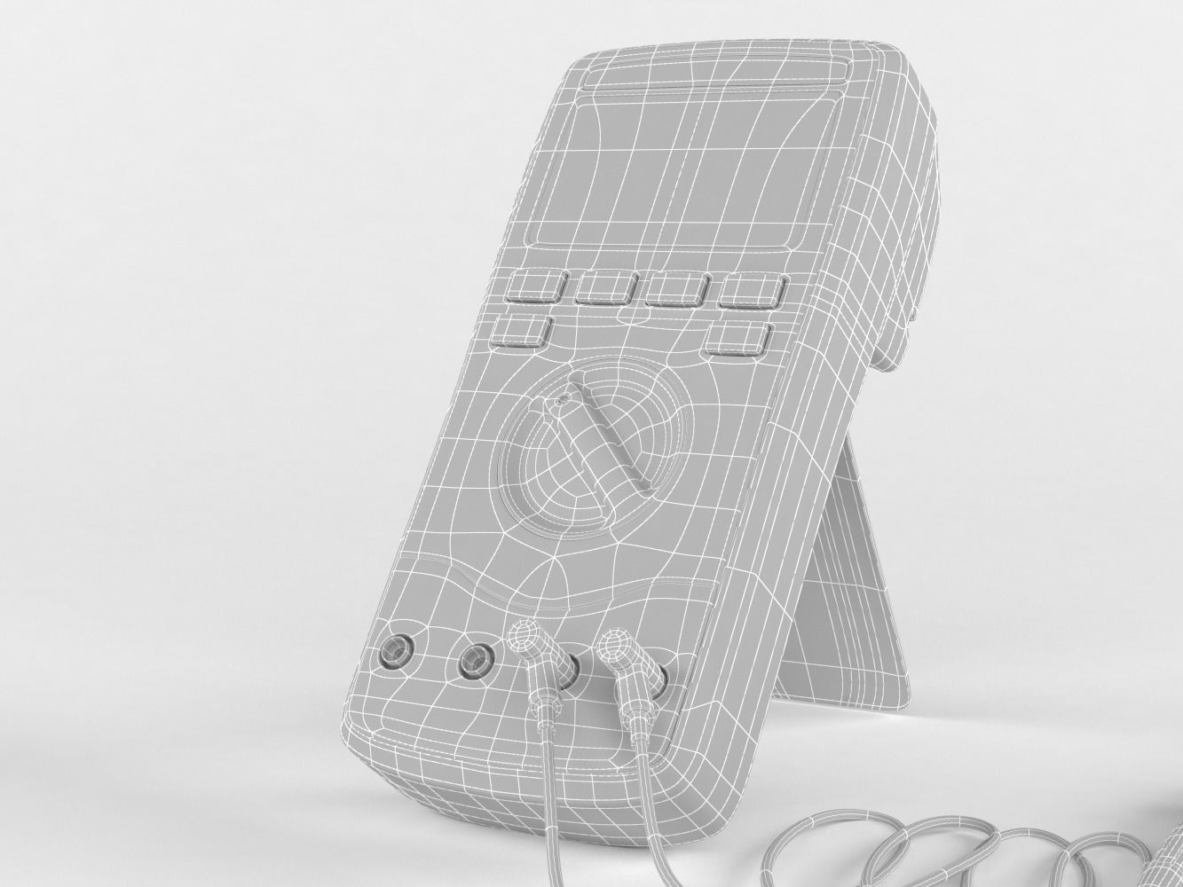 Borbede BD-99 Digital Multimeter 3D model_10