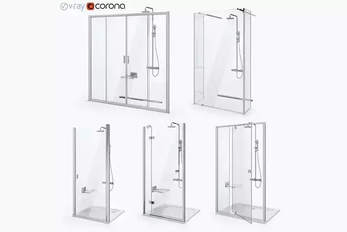 Shower doors Ravak set 20