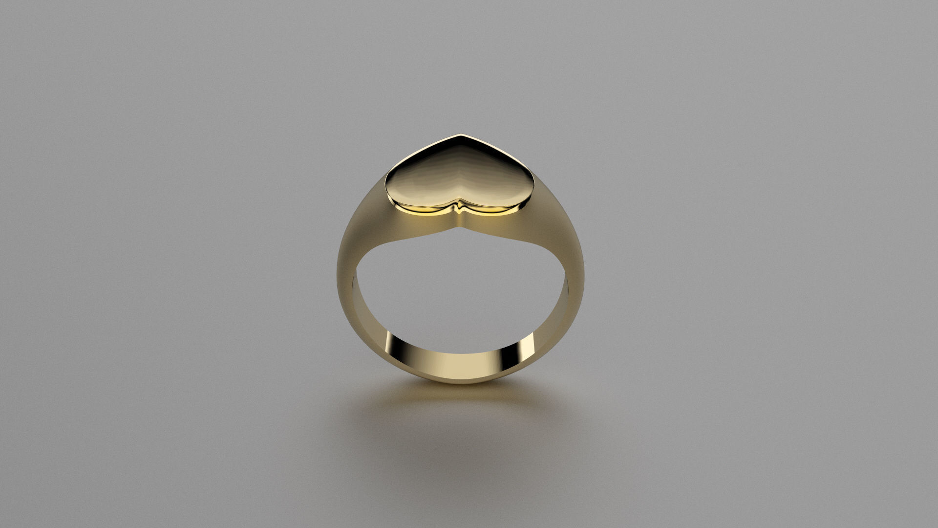heart ring 3D print model_6