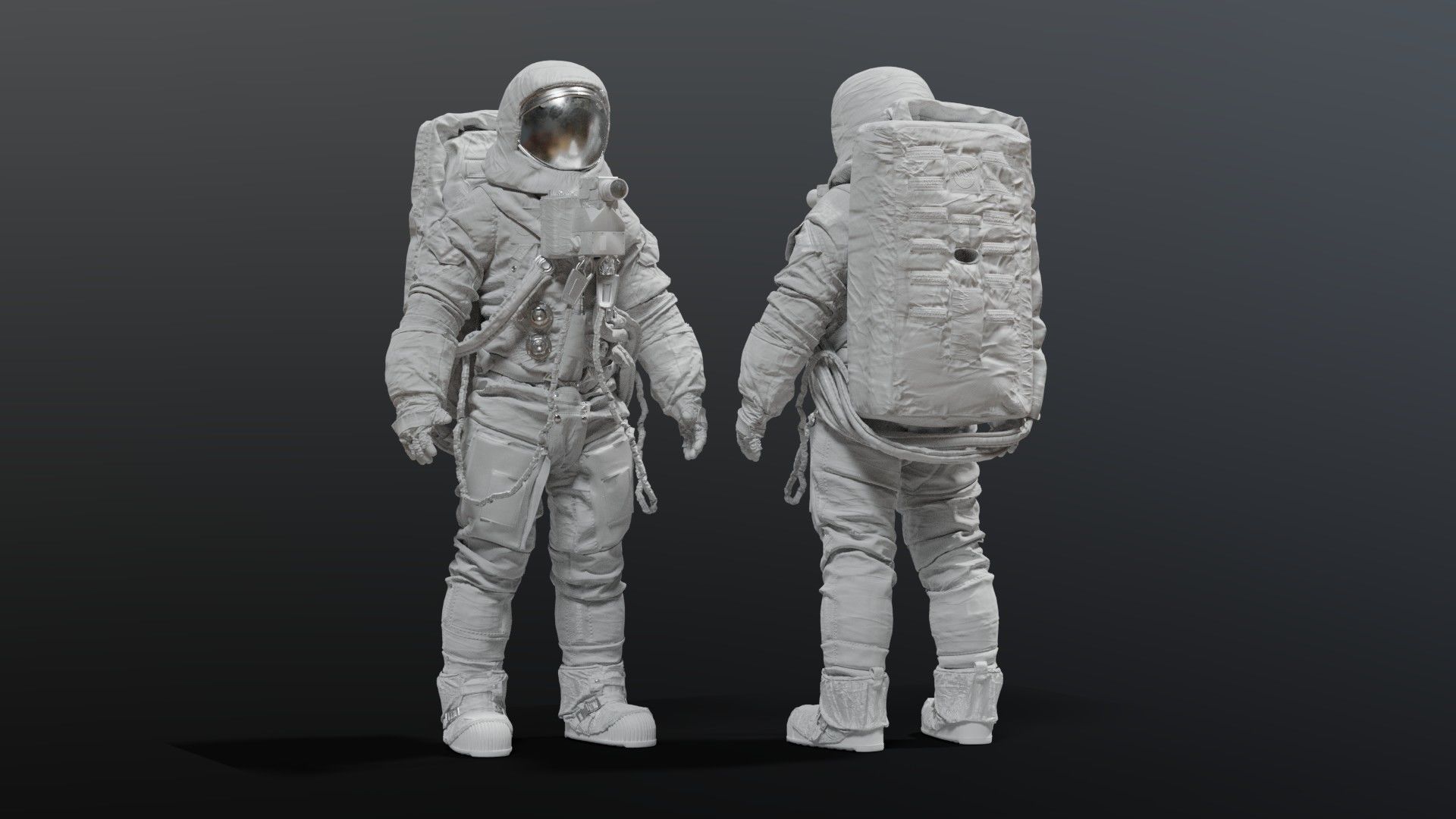 SPACESUIT Moon APOLLO 11 3D model_16