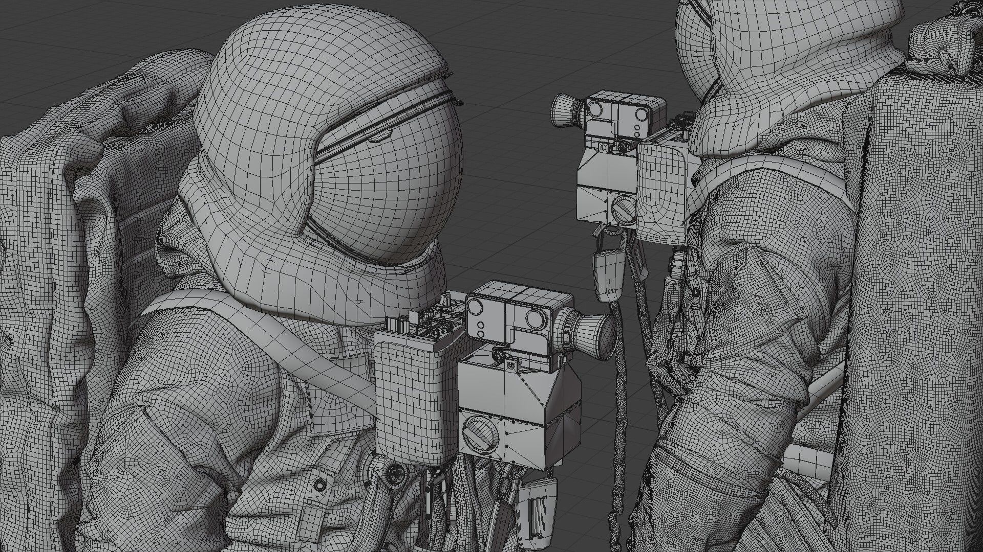 SPACESUIT Moon APOLLO 11 3D model_32