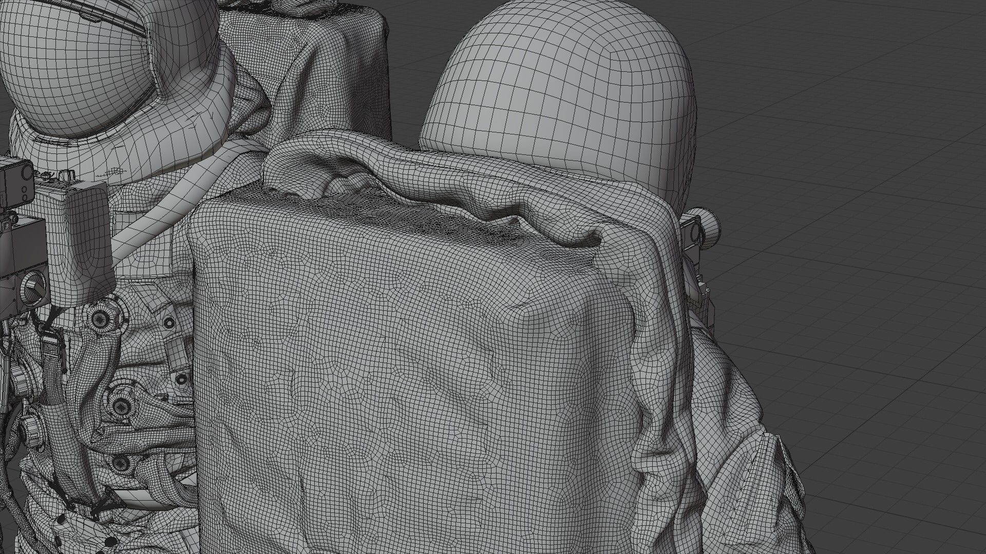 SPACESUIT Moon APOLLO 11 3D model_33