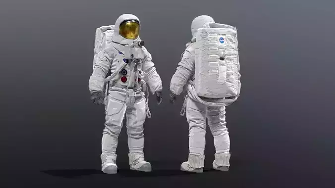 SPACESUIT Moon APOLLO 11 3D model