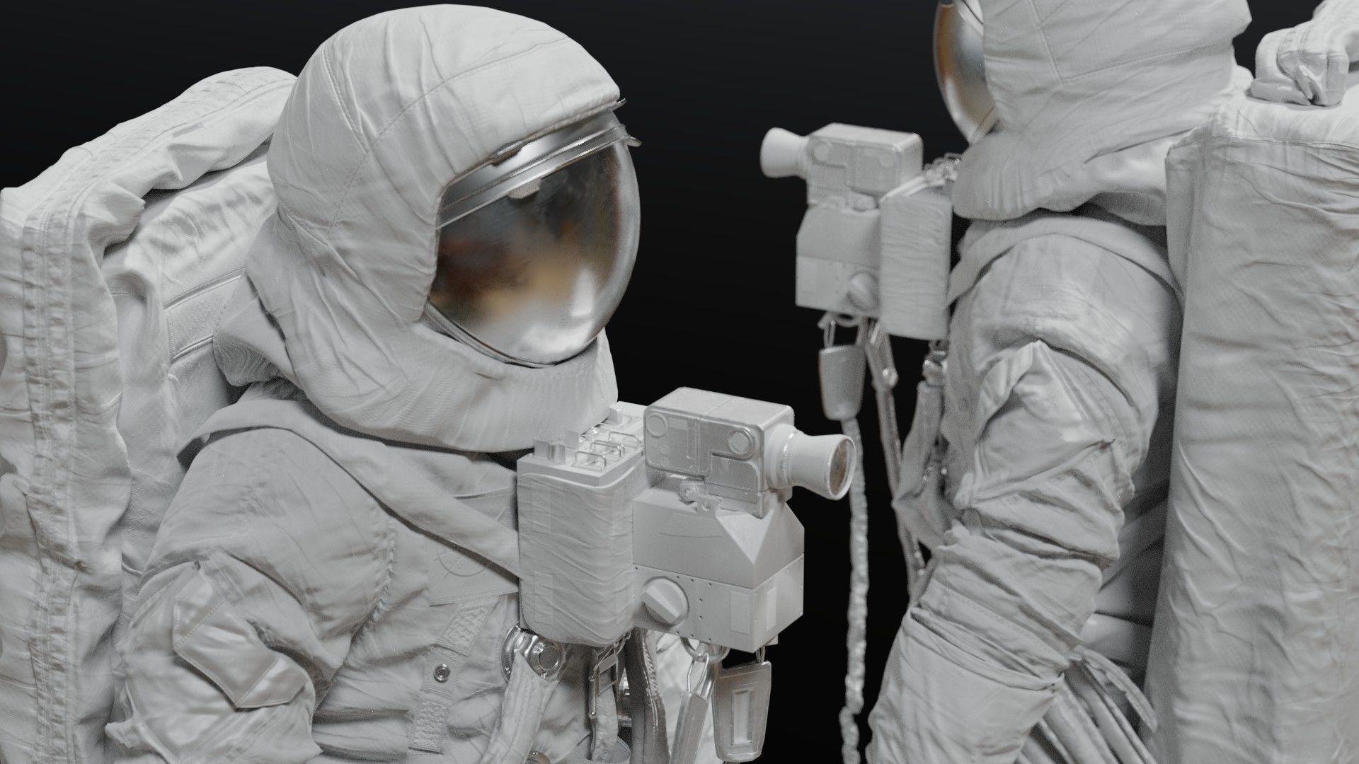 SPACESUIT Moon APOLLO 11 3D model_18