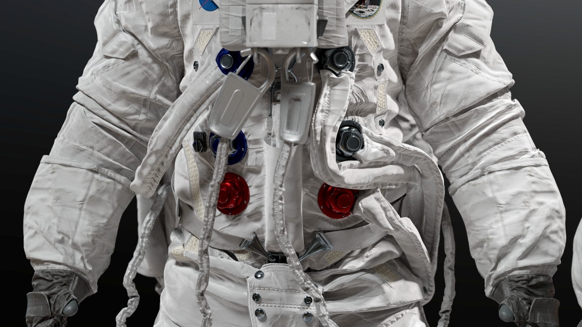 SPACESUIT Moon APOLLO 11 3D model_8