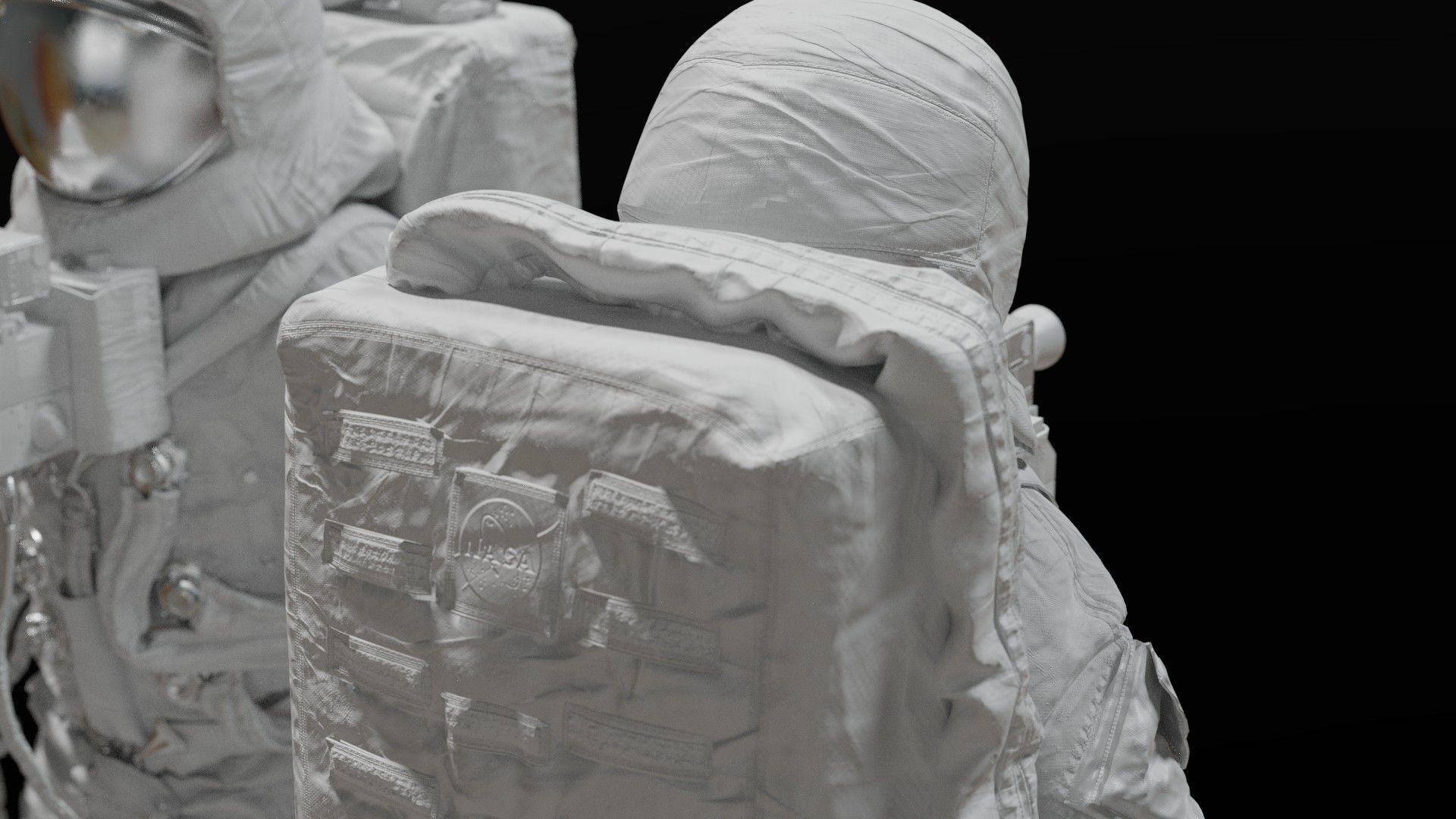 SPACESUIT Moon APOLLO 11 3D model_19