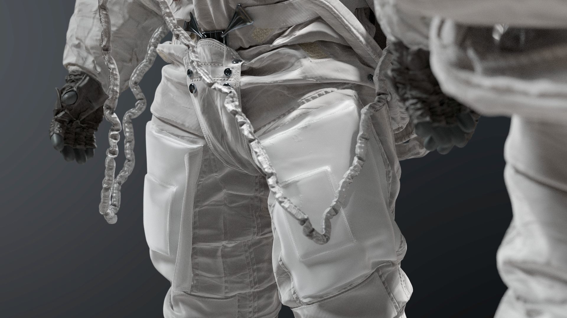 SPACESUIT Moon APOLLO 11 3D model_9