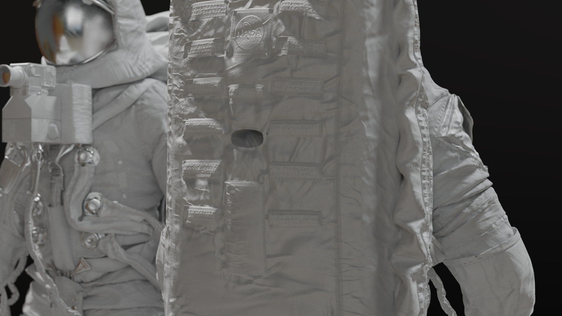 SPACESUIT Moon APOLLO 11 3D model_27
