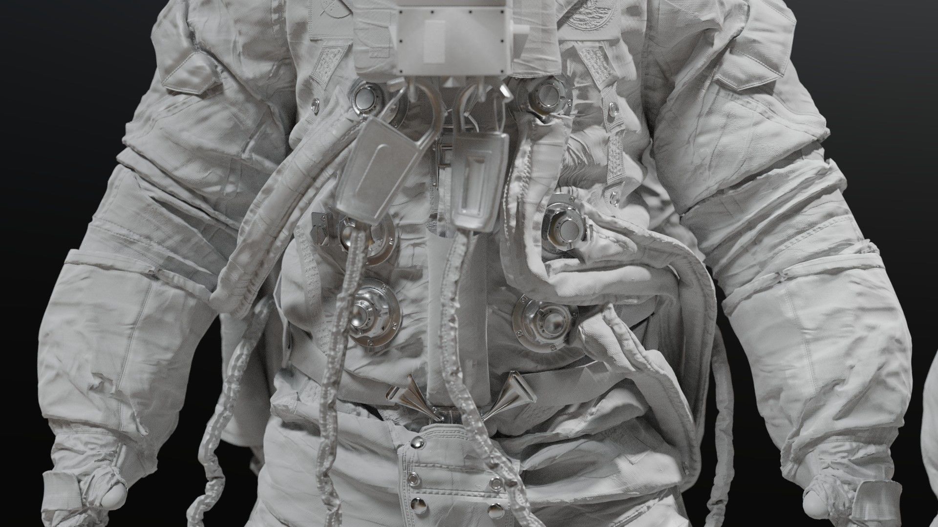 SPACESUIT Moon APOLLO 11 3D model_23