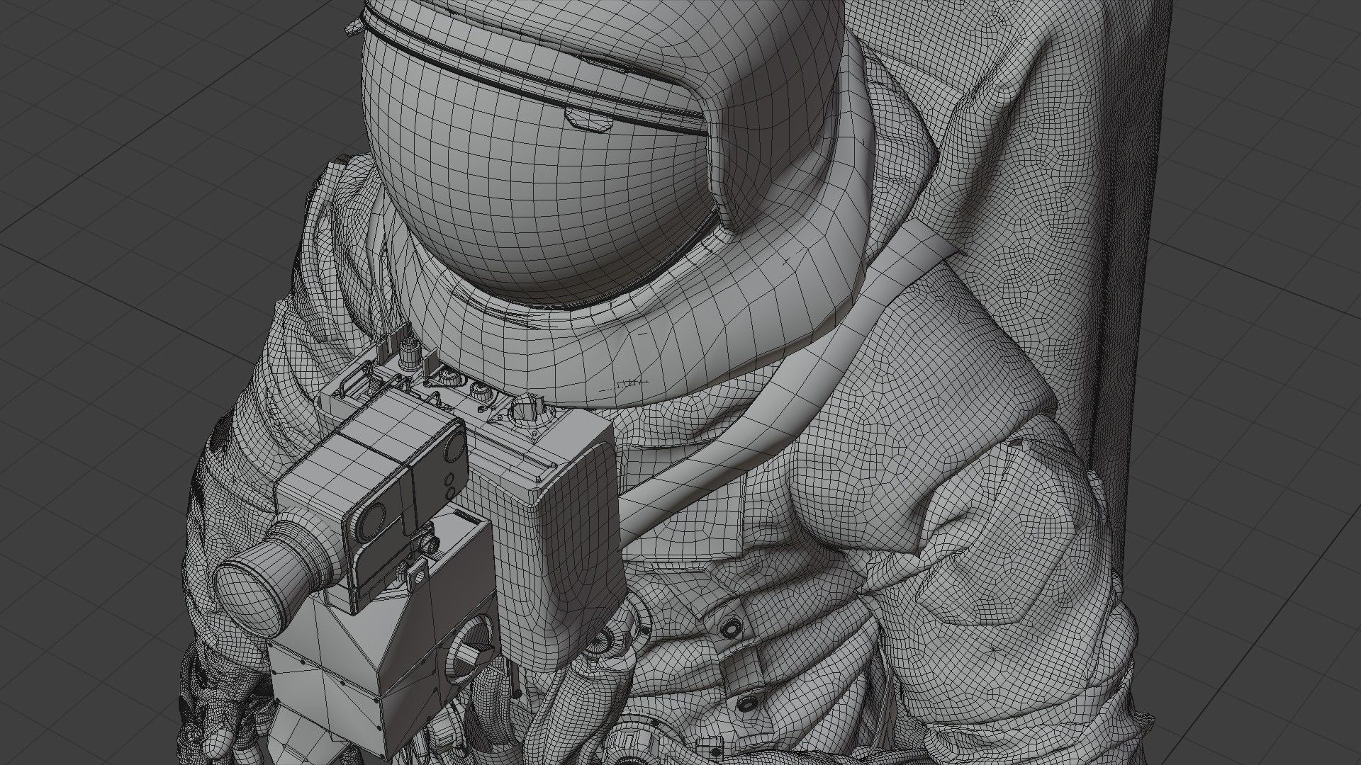 SPACESUIT Moon APOLLO 11 3D model_35