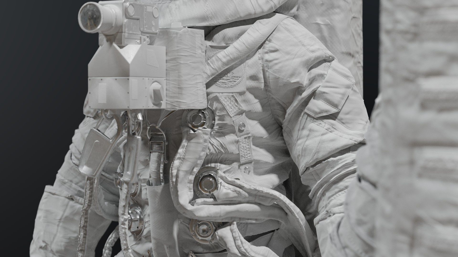 SPACESUIT Moon APOLLO 11 3D model_22