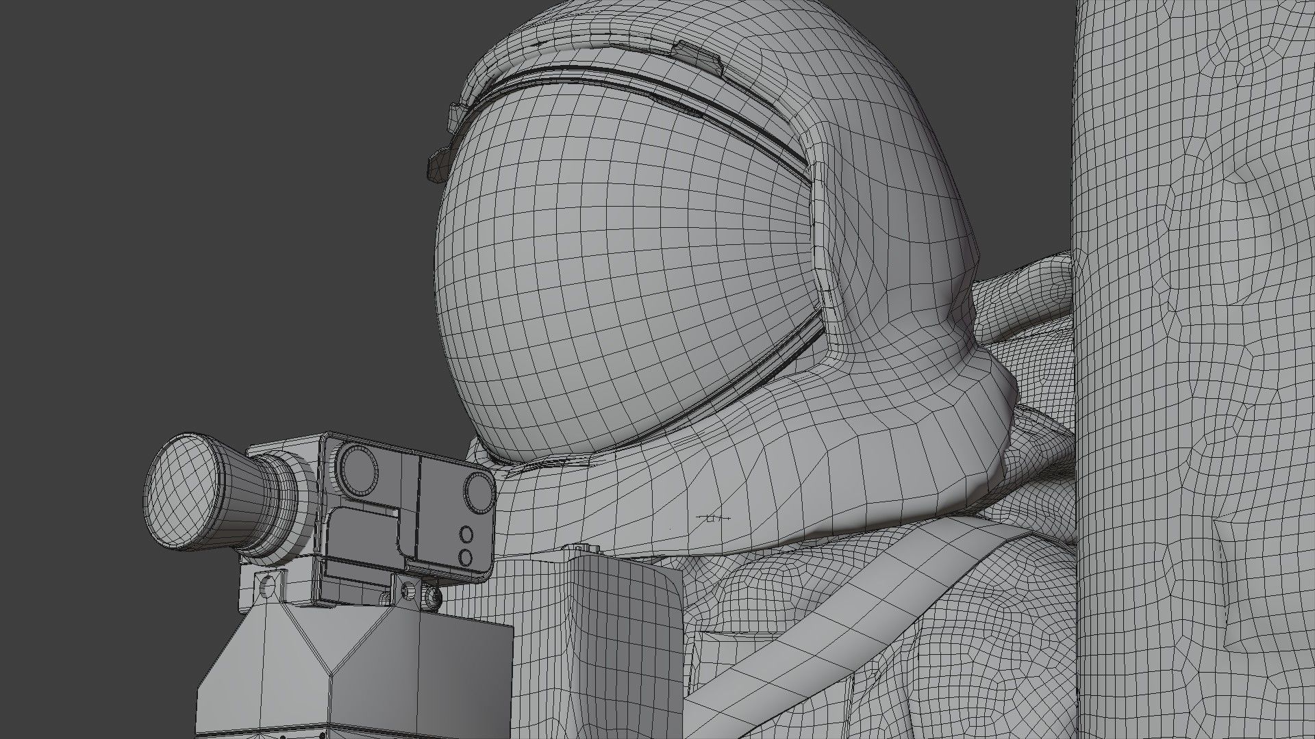 SPACESUIT Moon APOLLO 11 3D model_34
