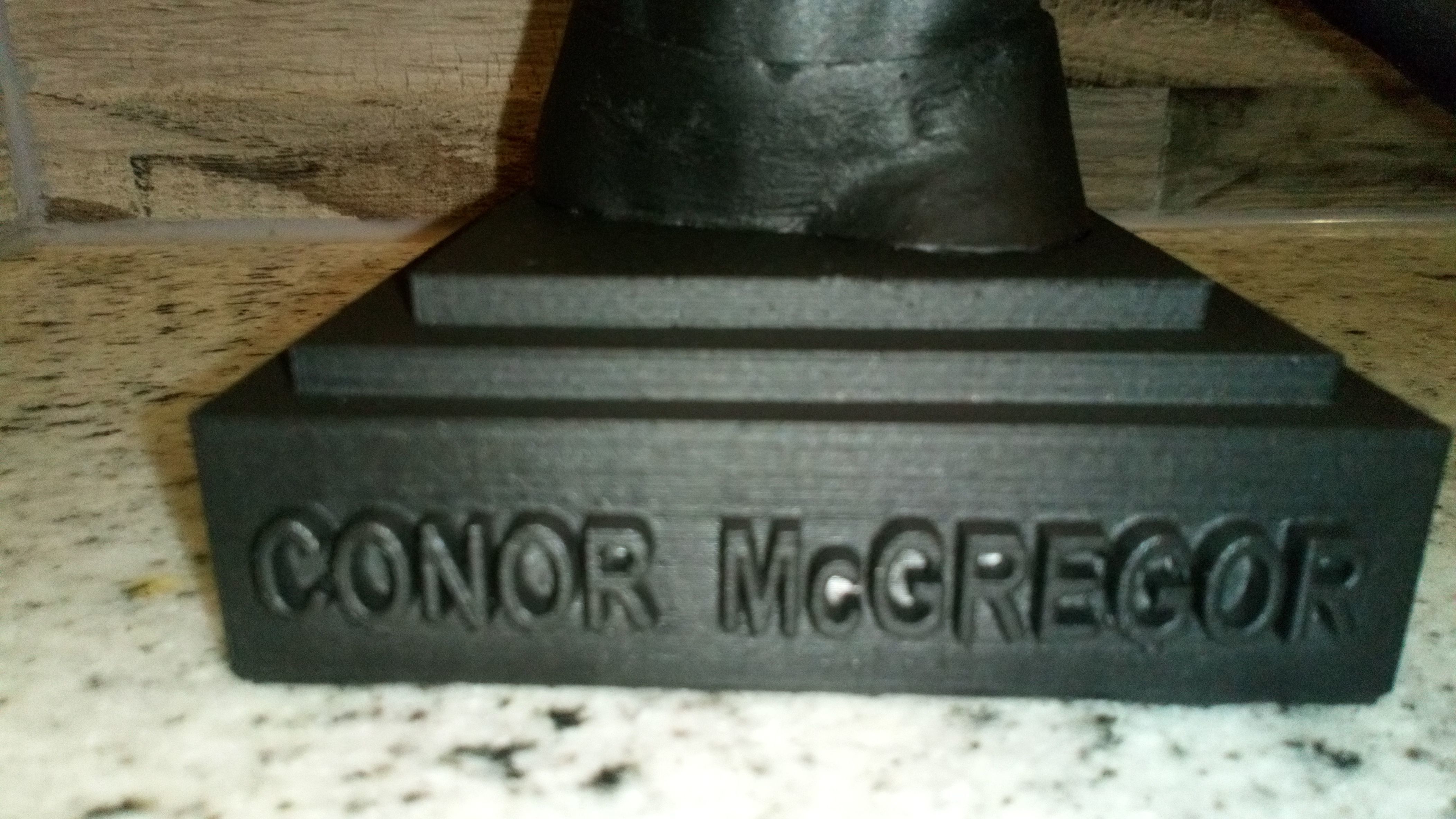 Conor McGregor Victory sculpture - 3D print ready 3D print model_8