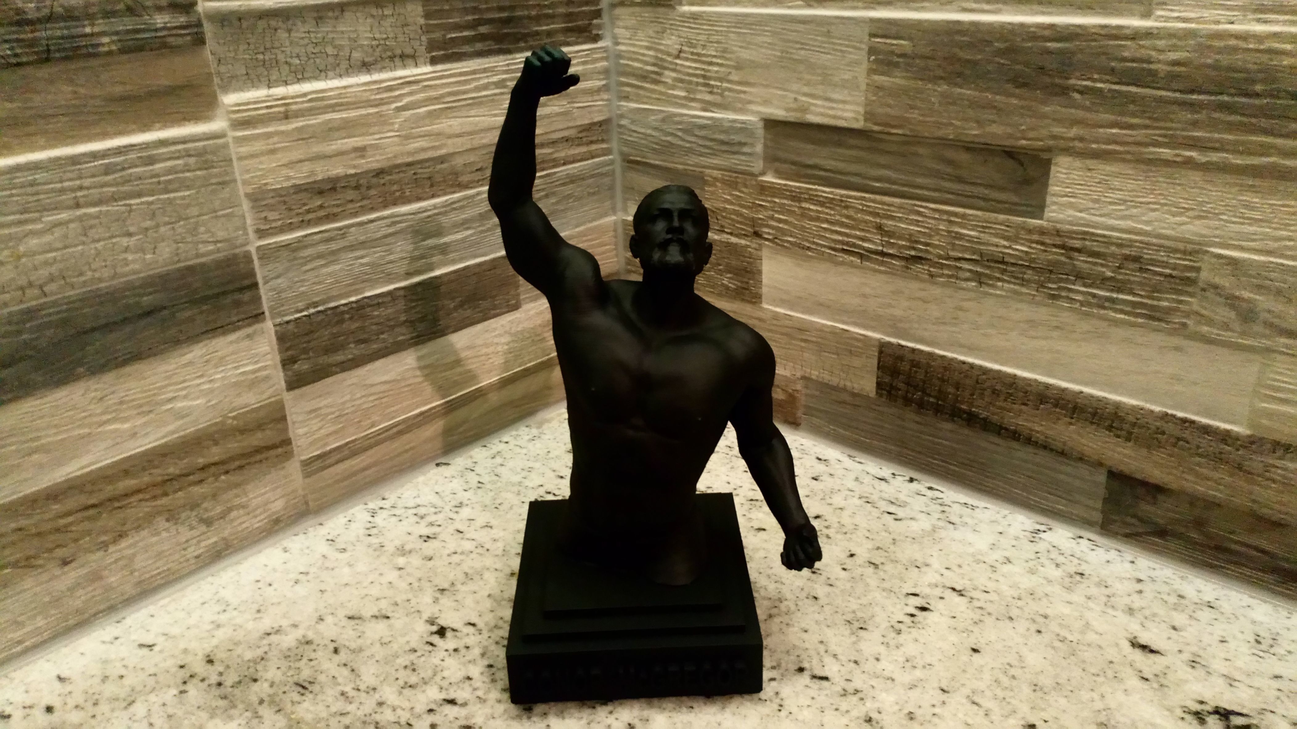 Conor McGregor Victory sculpture - 3D print ready 3D print model_3
