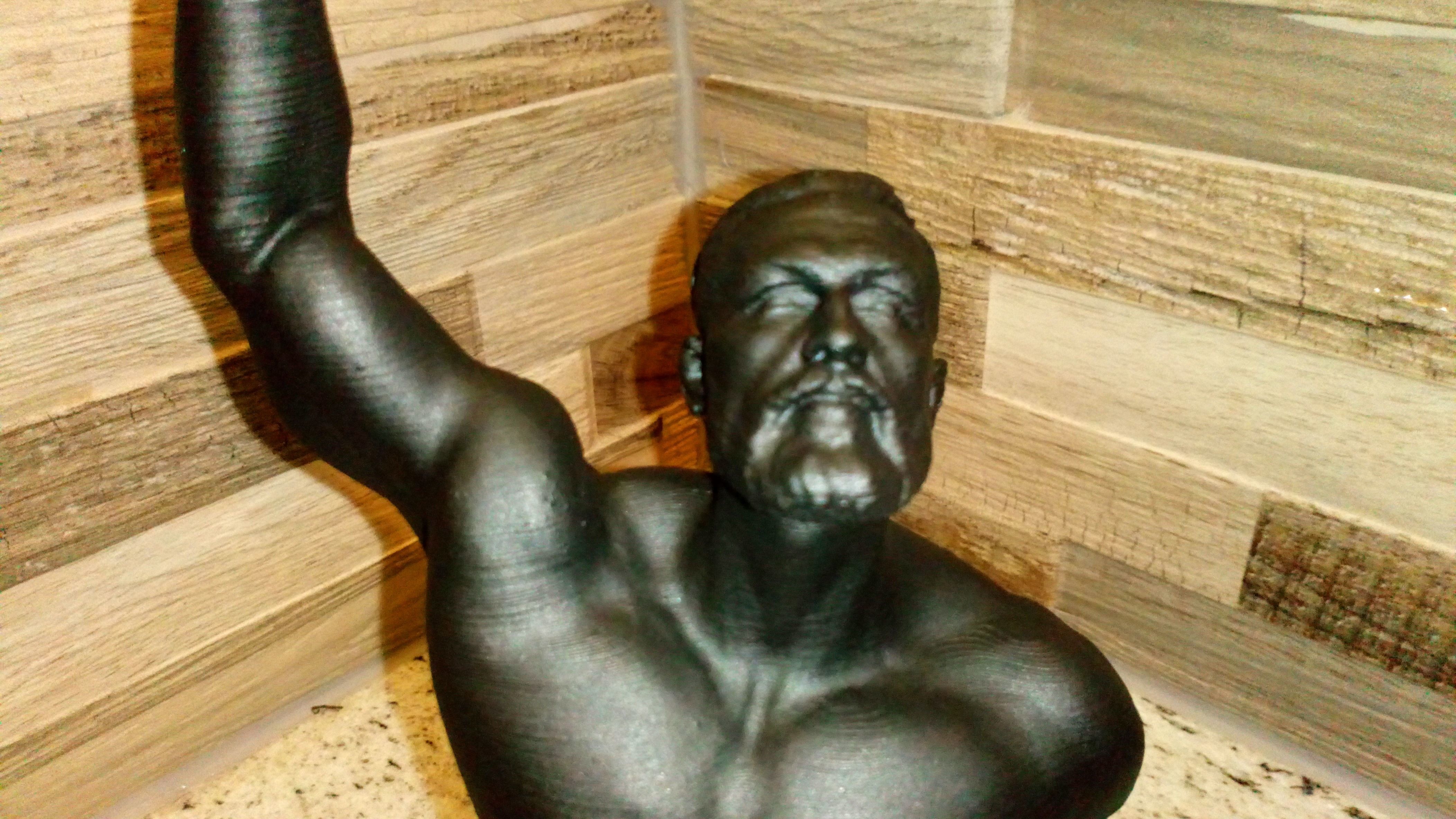 Conor McGregor Victory sculpture - 3D print ready 3D print model_4