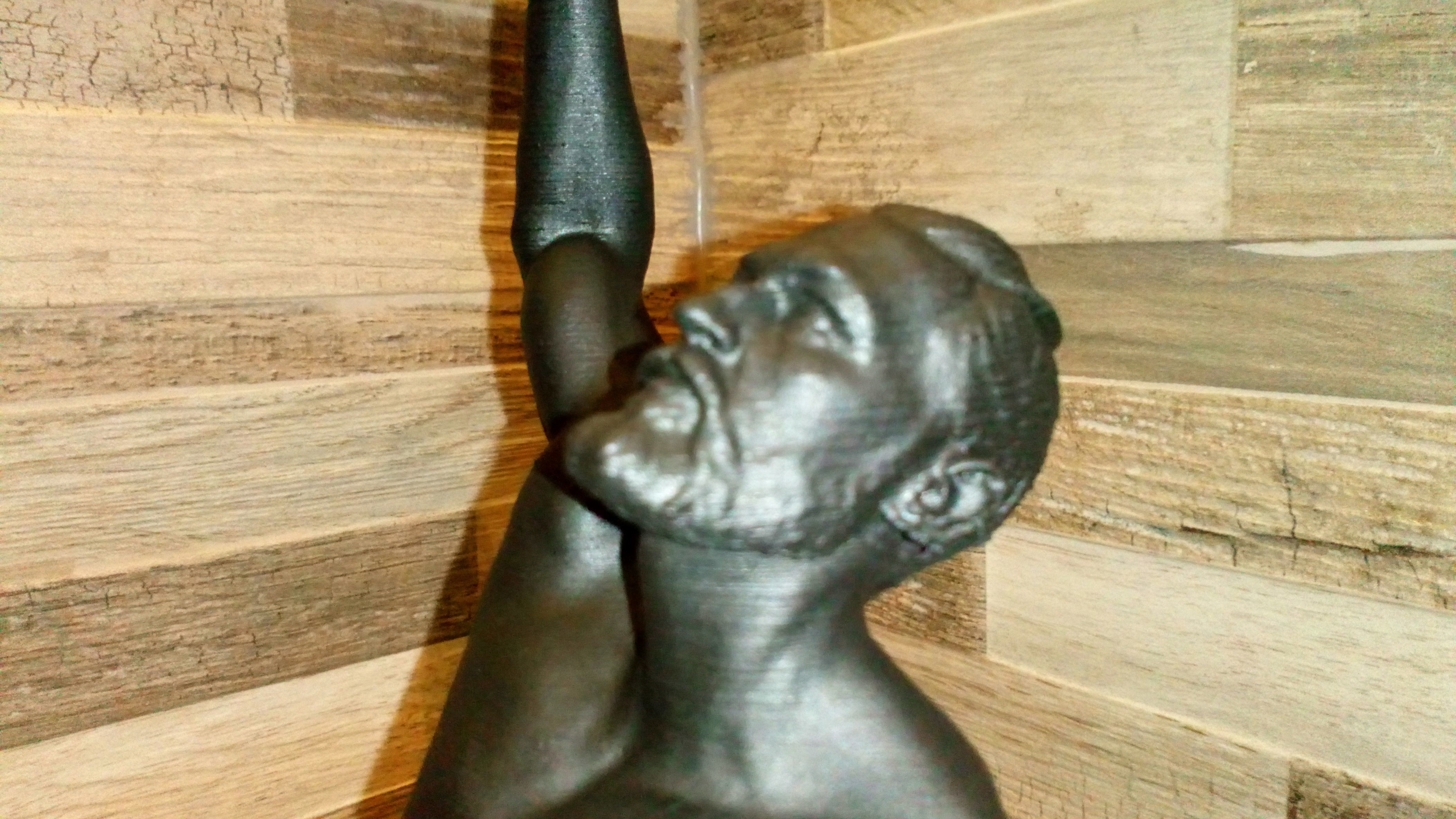 Conor McGregor Victory sculpture - 3D print ready 3D print model_7