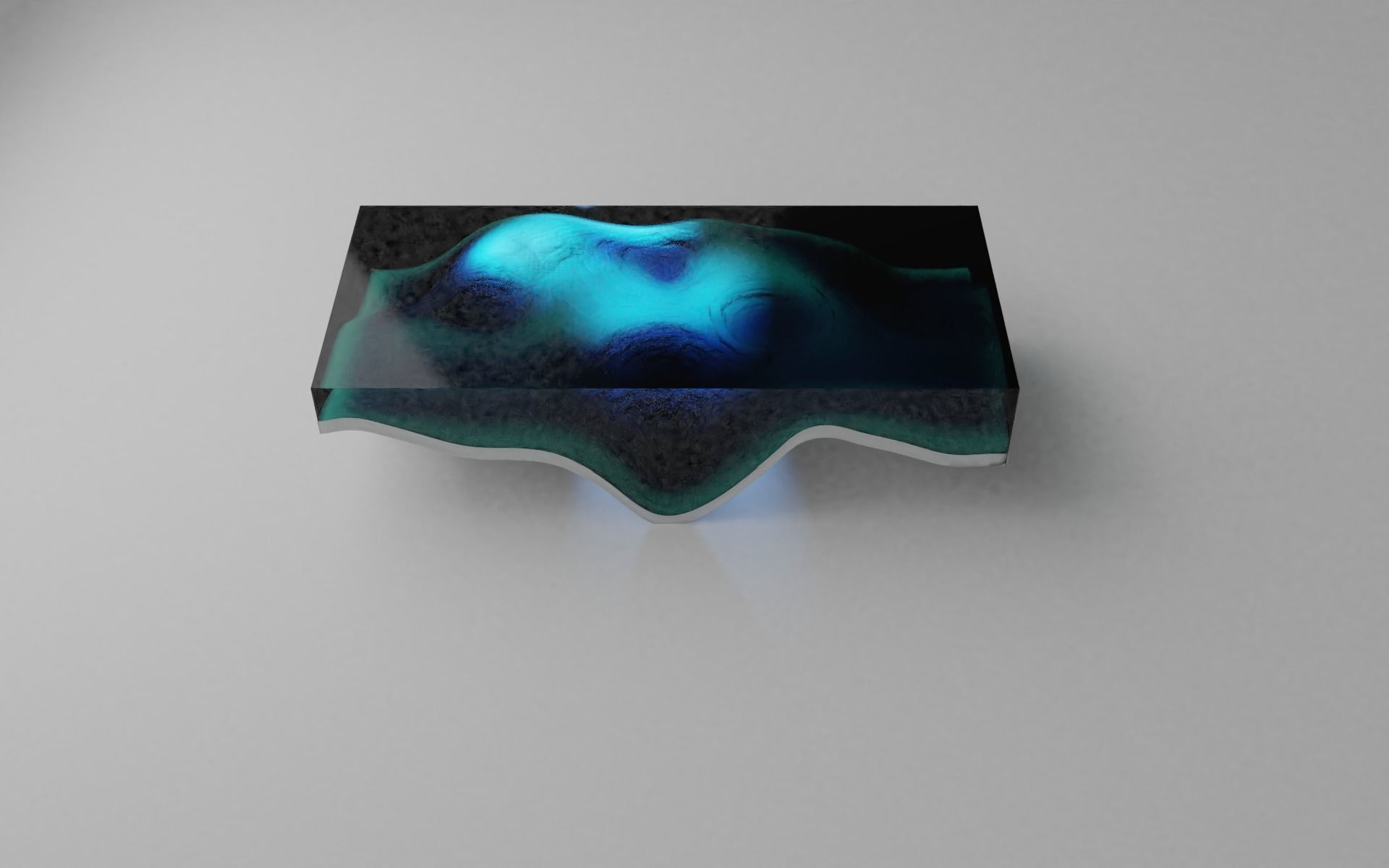 Epoxy Resin Table 3D model_4
