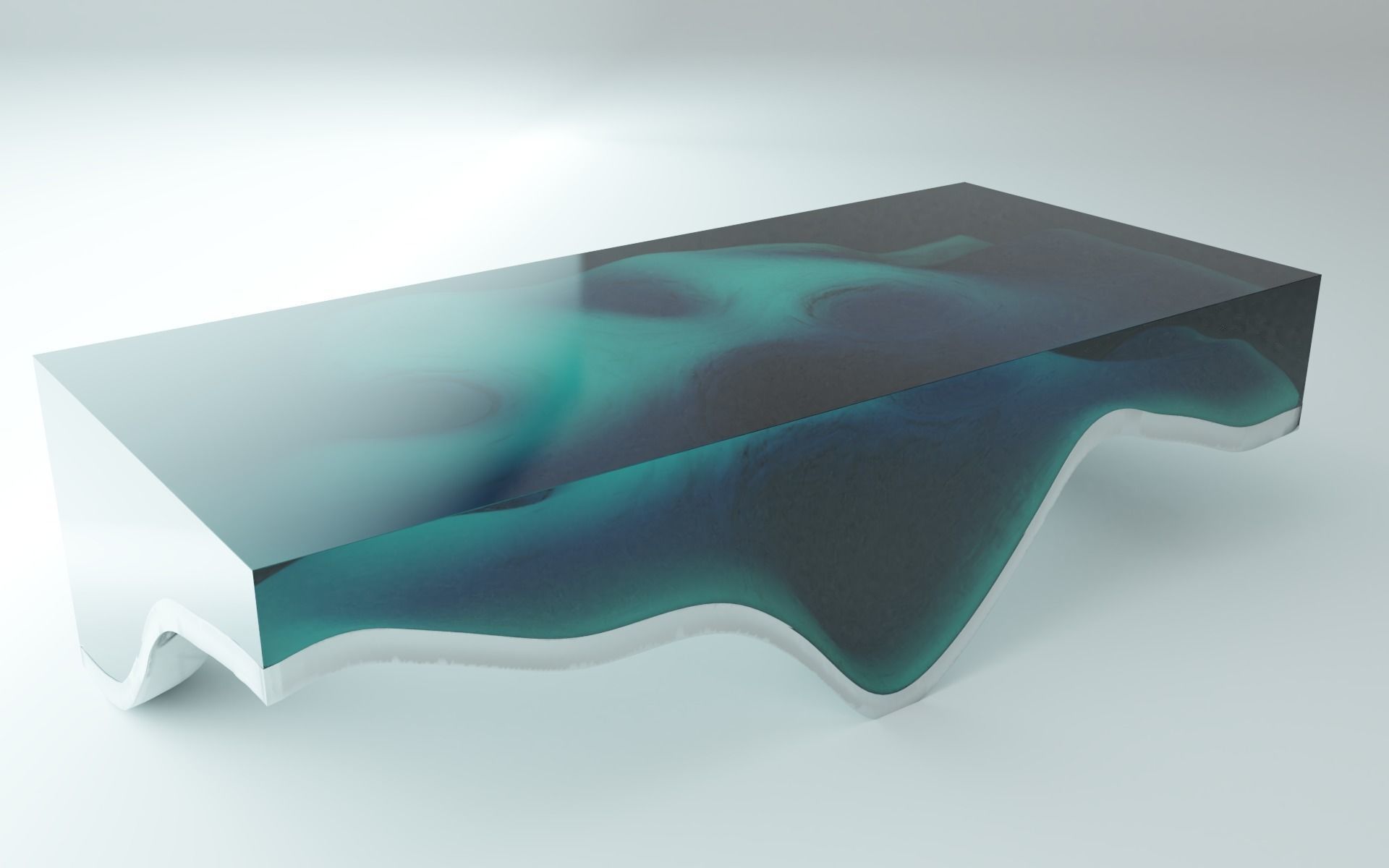 Epoxy Resin Table 3D model_0