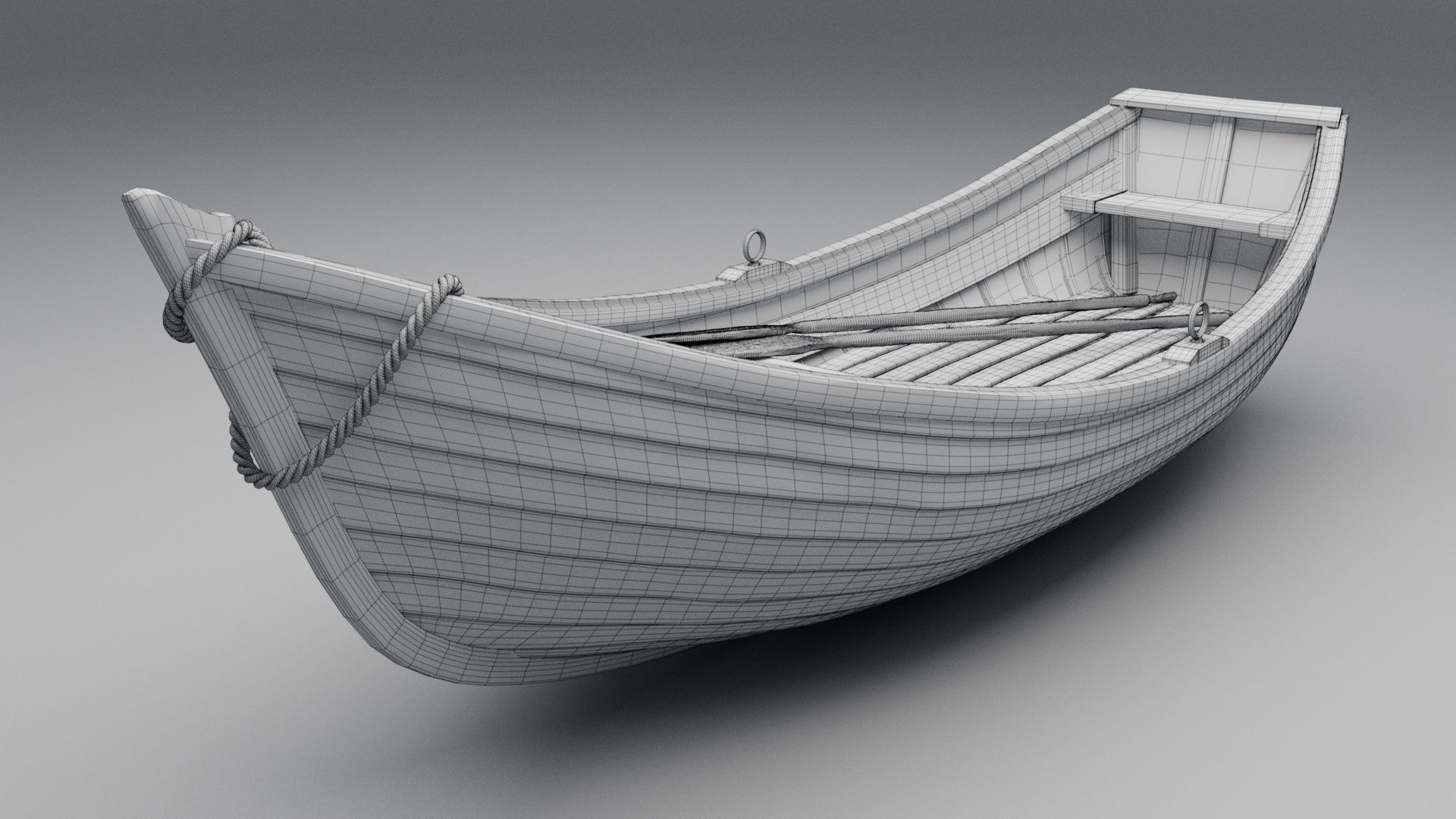 Wooden Boat 3D model_17