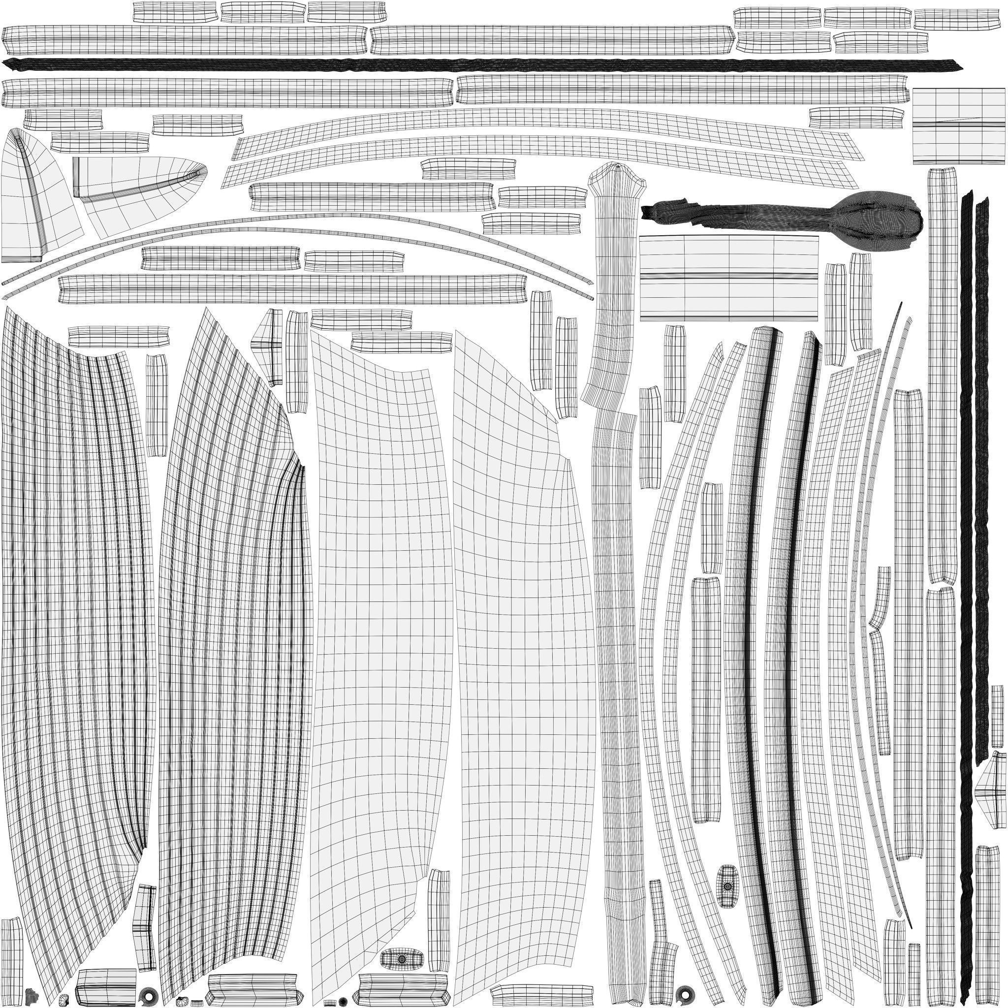 Wooden Boat 3D model_9