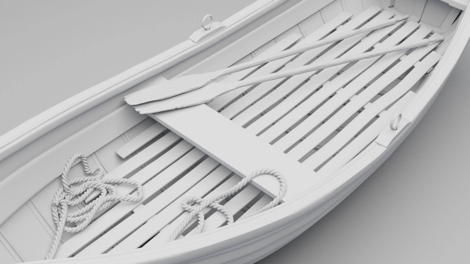 Wooden Boat 3D model_6