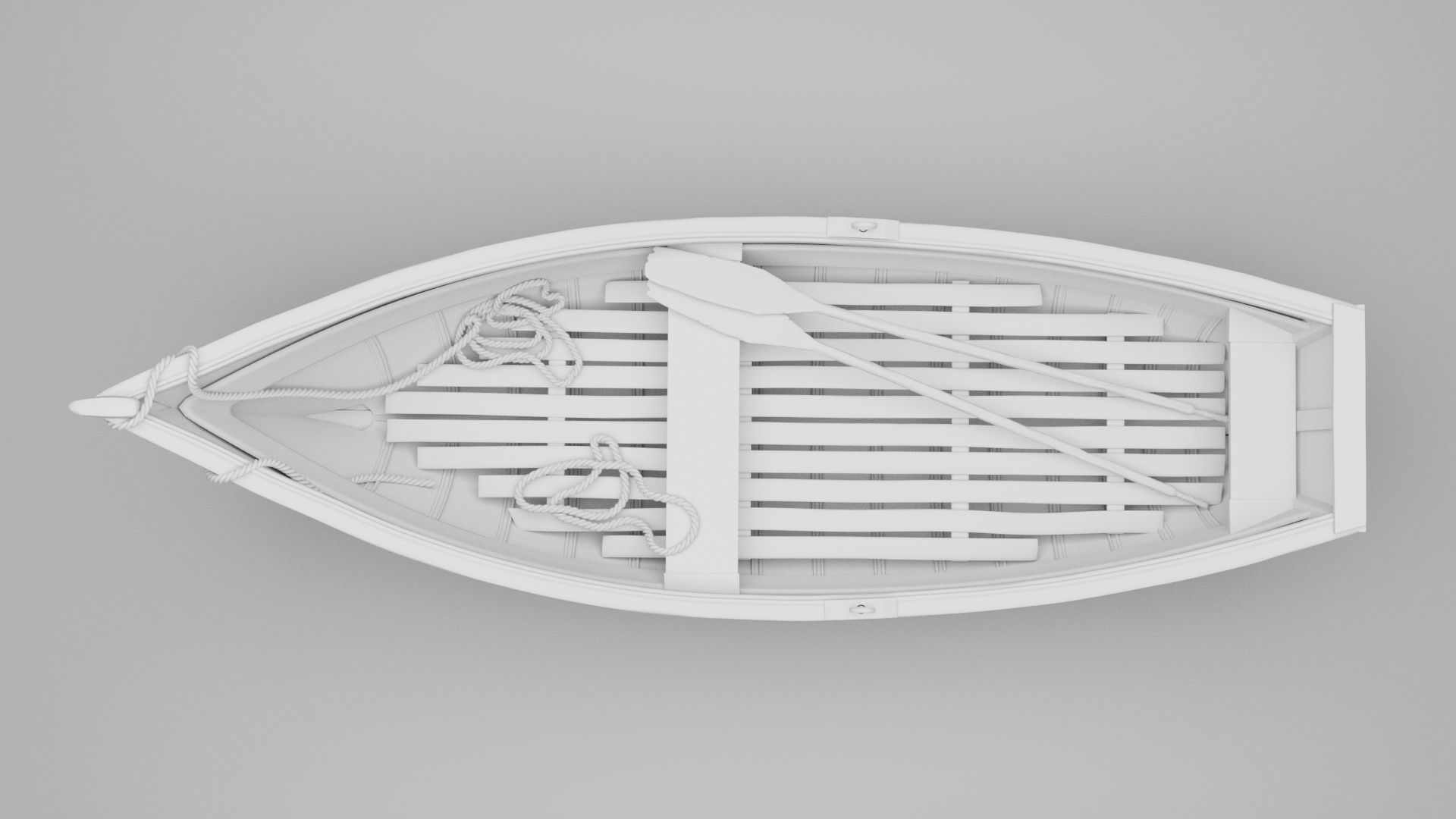 Wooden Boat 3D model_4