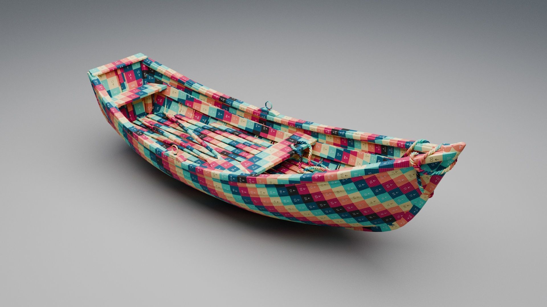 Wooden Boat 3D model_8