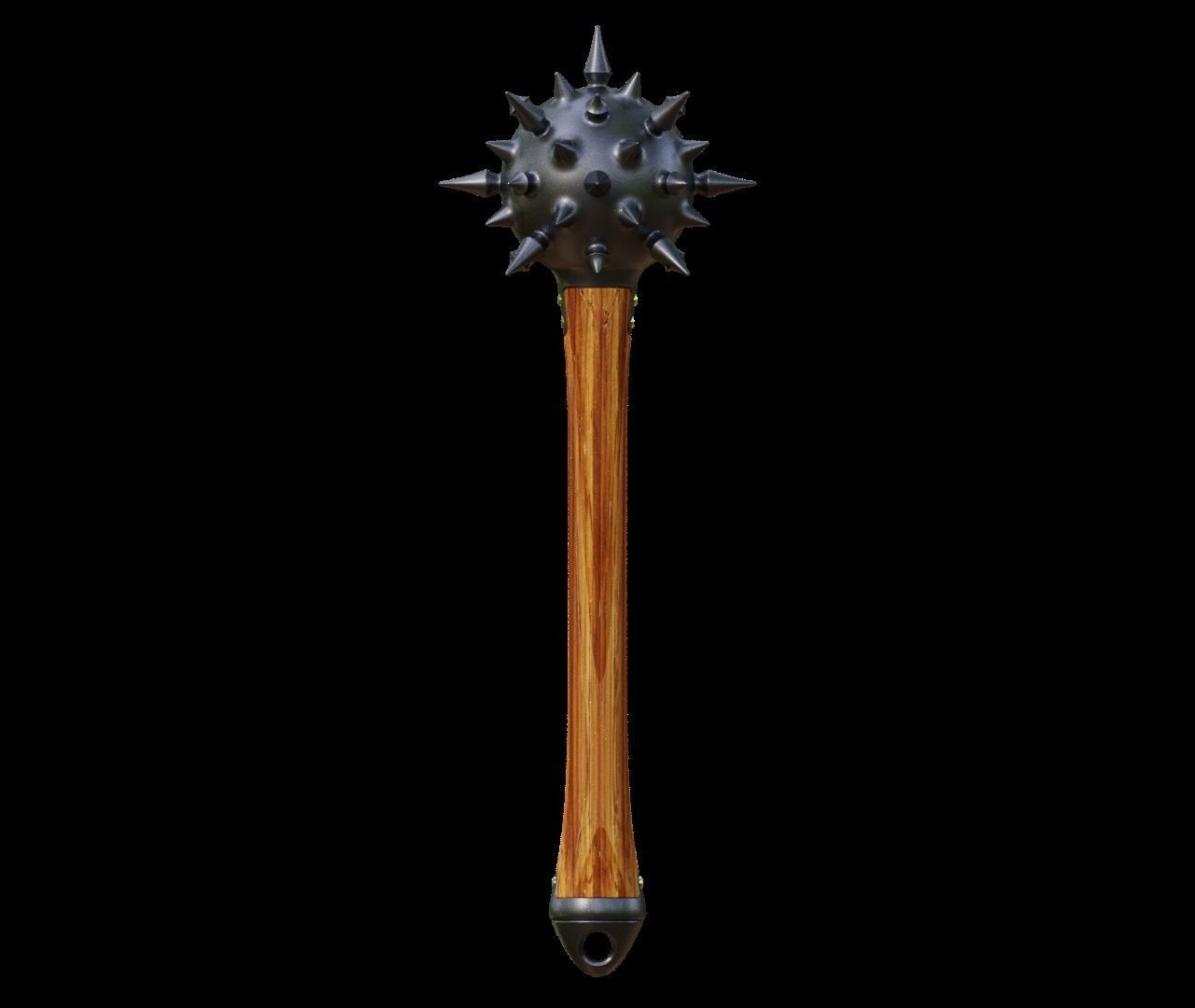 Battle mace 3D model CGTrader