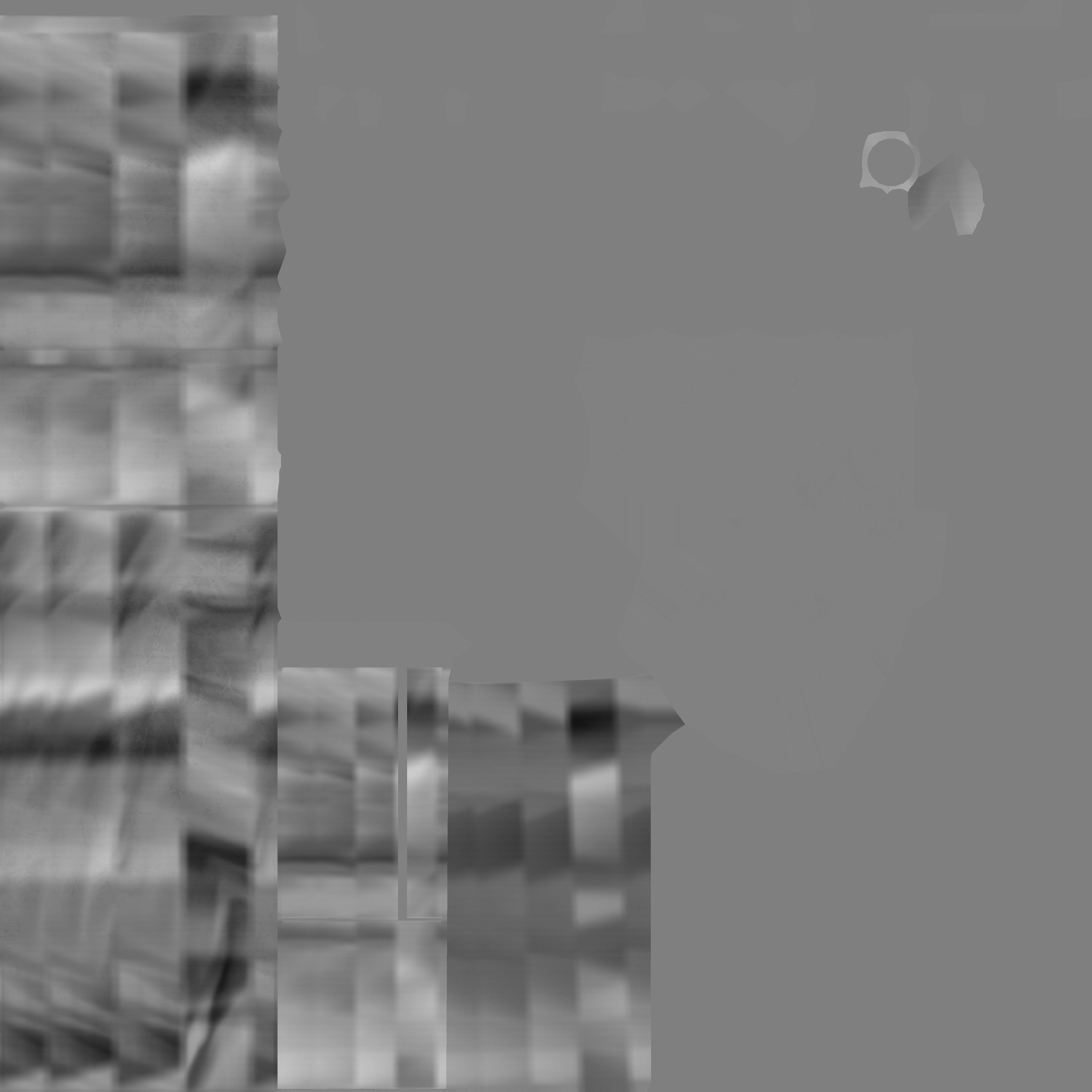 Low Poly Fabric Covered Anti Tank RPG Low-poly 3D model_31