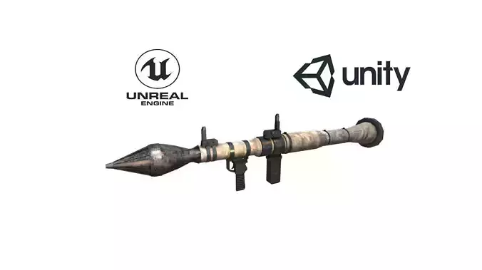 Low Poly Fabric Covered Anti Tank RPG