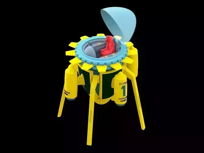 Dragon ball time machine 3D print model