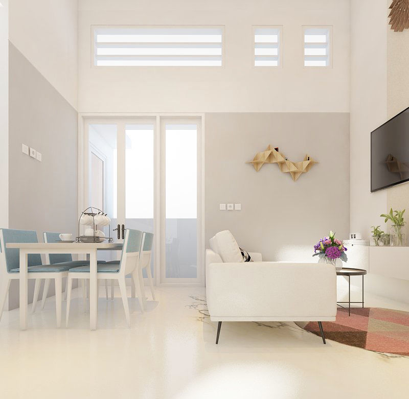 Minimalis house 3D model_10