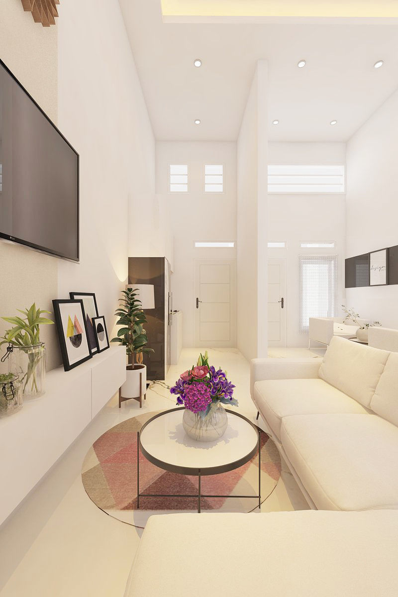 Minimalis house 3D model_16