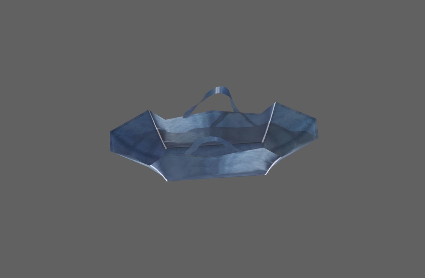Shopping Bag Low-poly 3D model_3