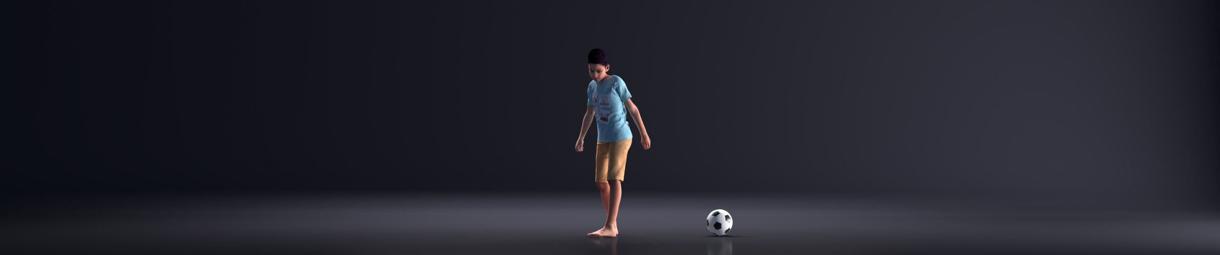 Amal 20095-02 - Animation Model 3DPEOPLE - Playing Ball Low-poly 3D model_6