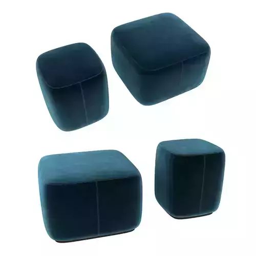 Maries corner alvin pouf 3D model