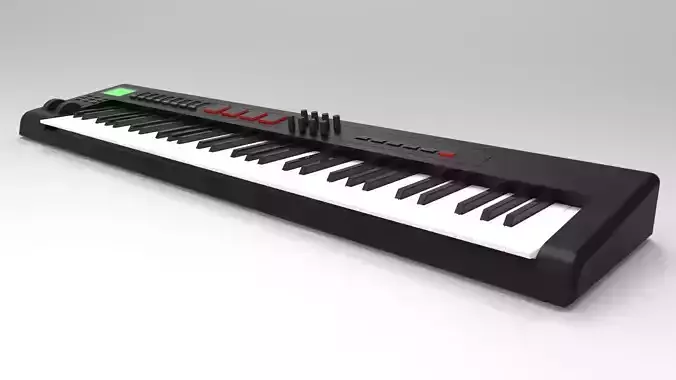 MIDI keyboard 3D model