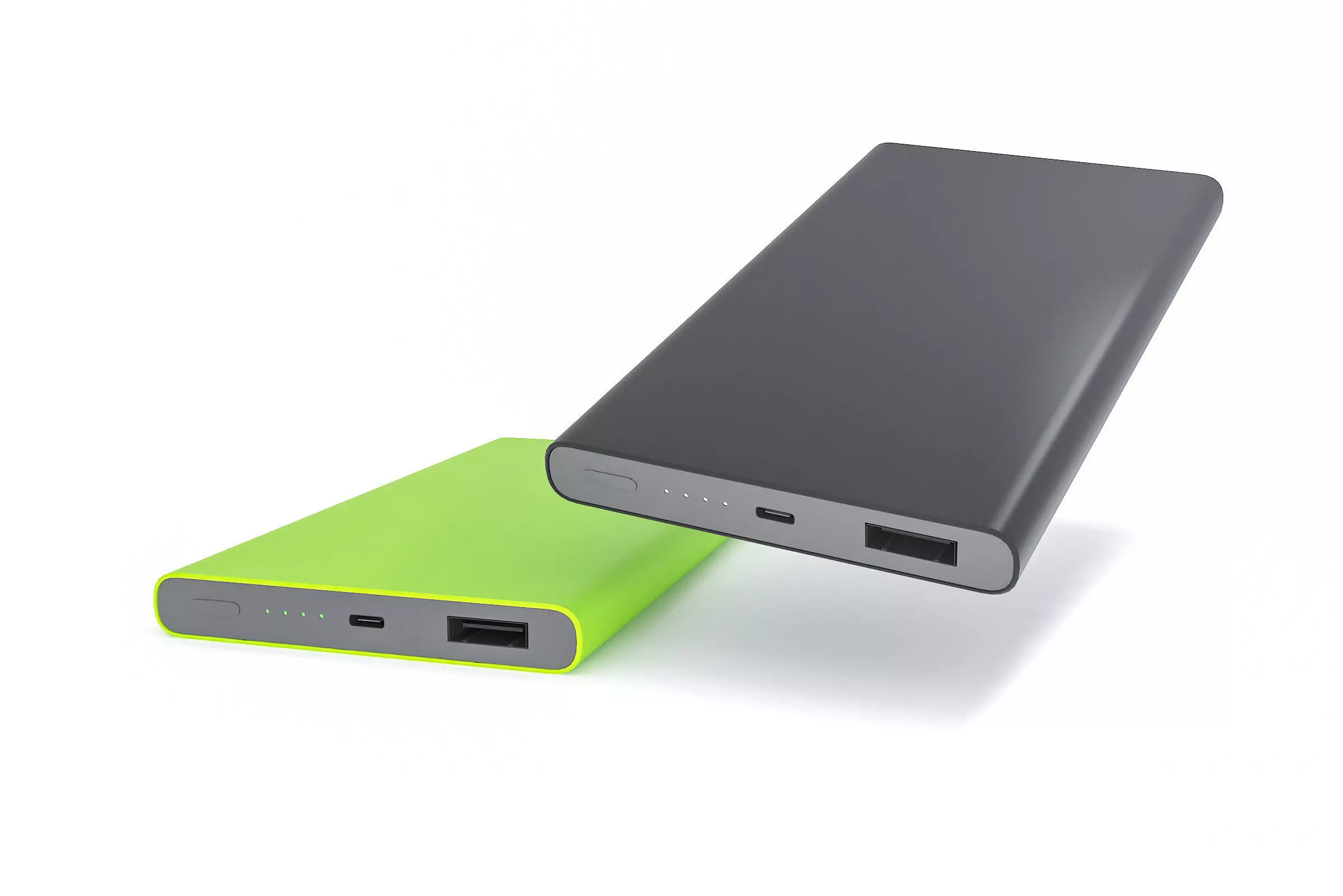 Power Bank Low-poly 3D model_0