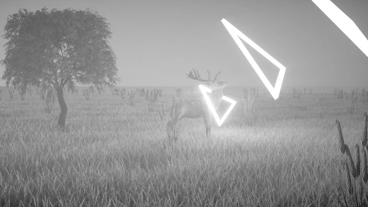 deer in the nature Free low-poly 3D model