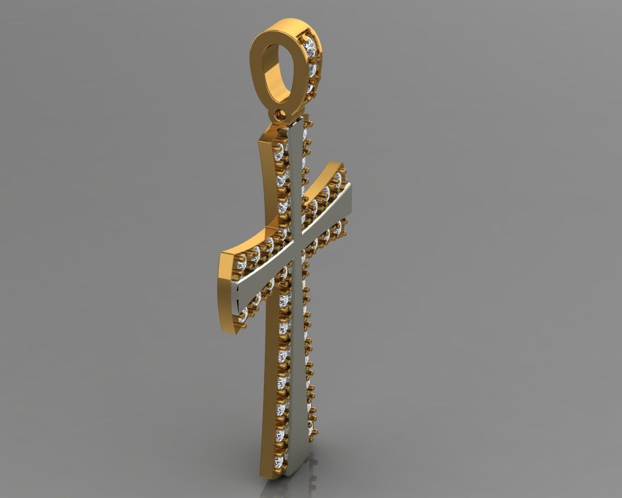 Cross 06 pendant 3D print model_2