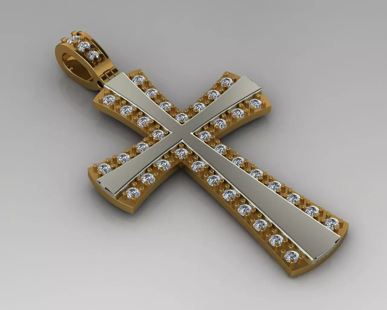 Cross 06 pendant 3D print model_0