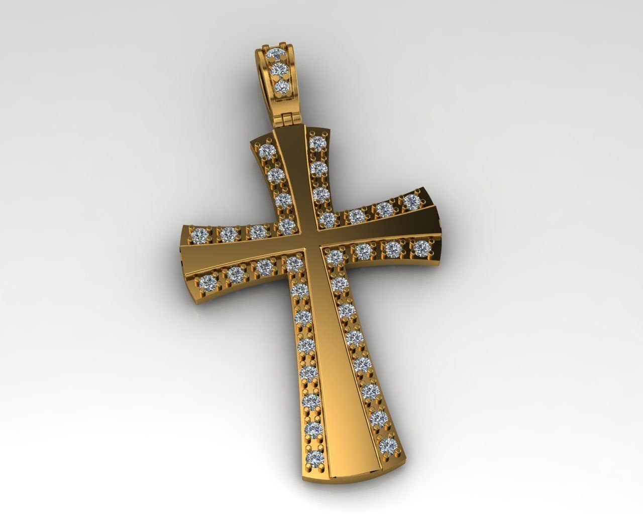Cross 06 pendant 3D print model_8