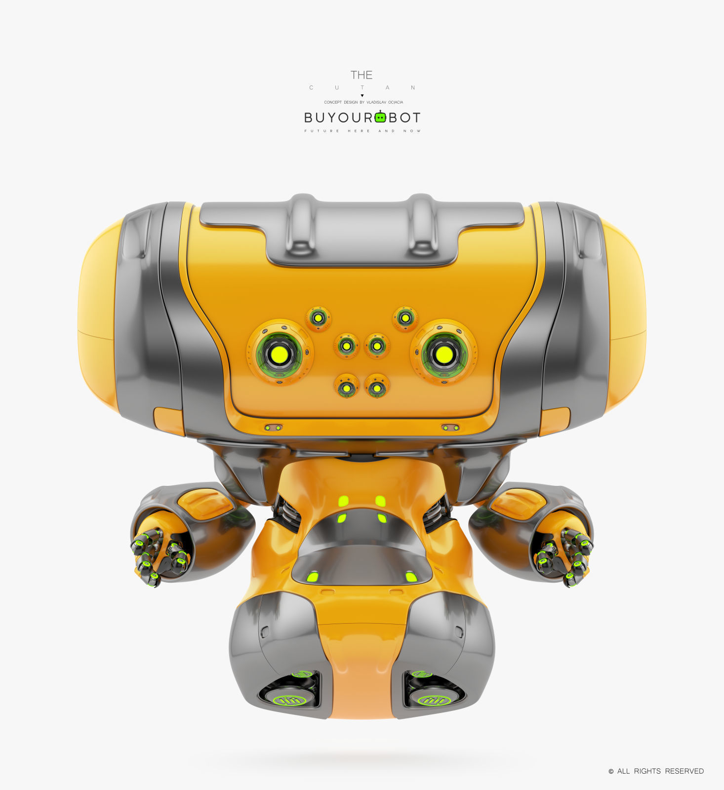 Aero beetle bot 3D model_2