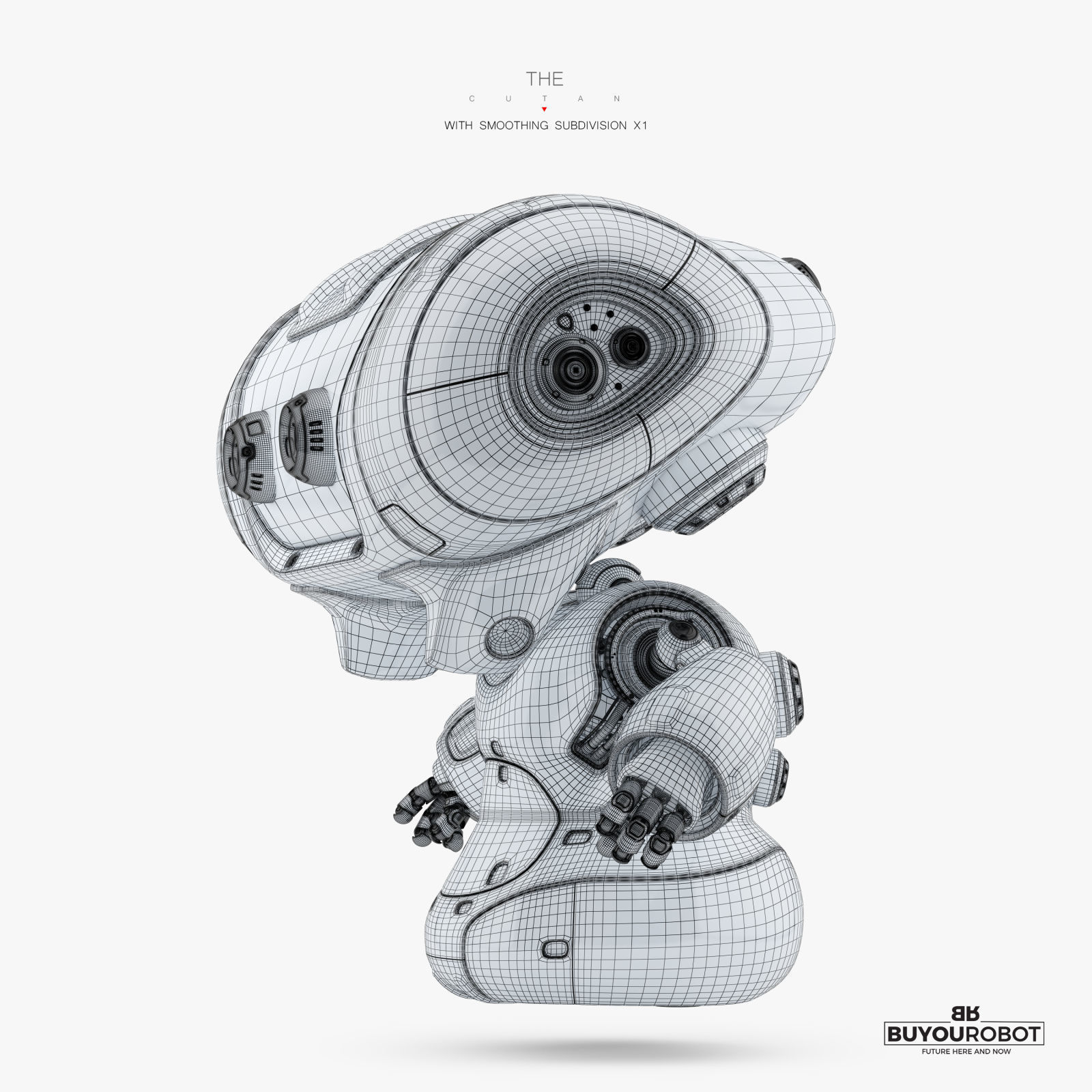 Aero beetle bot 3D model_7