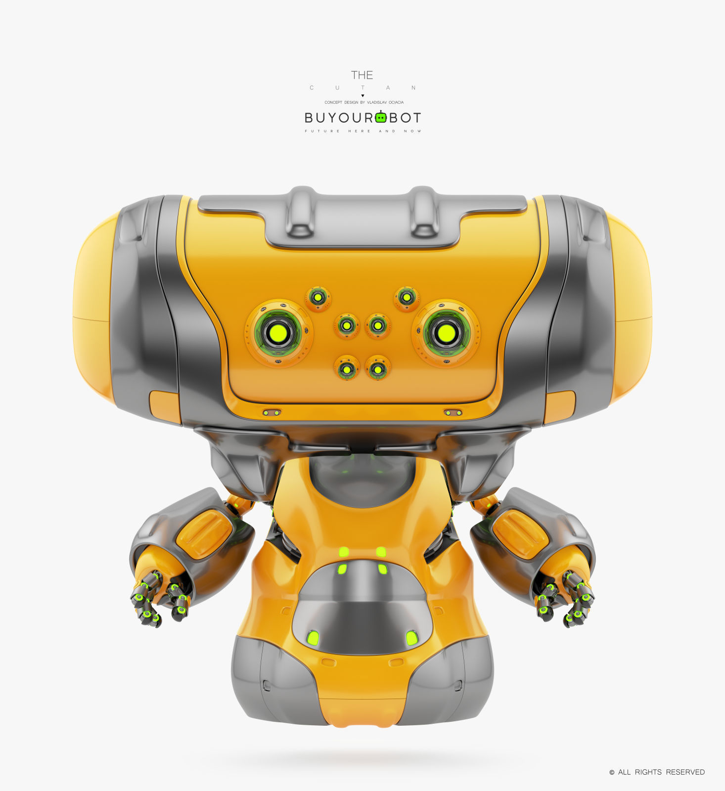 Aero beetle bot 3D model_3