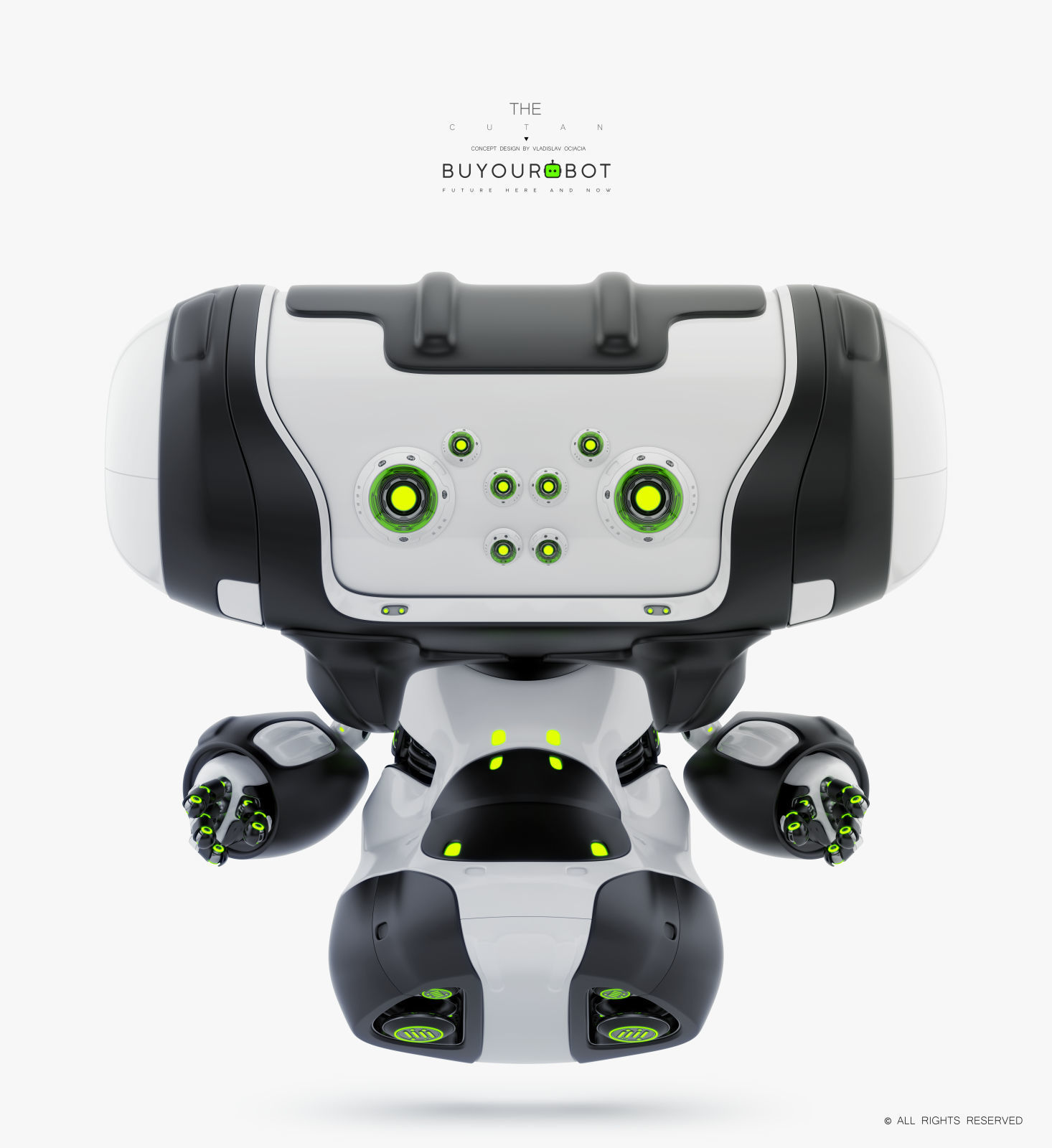 Aero beetle bot 3D model_1