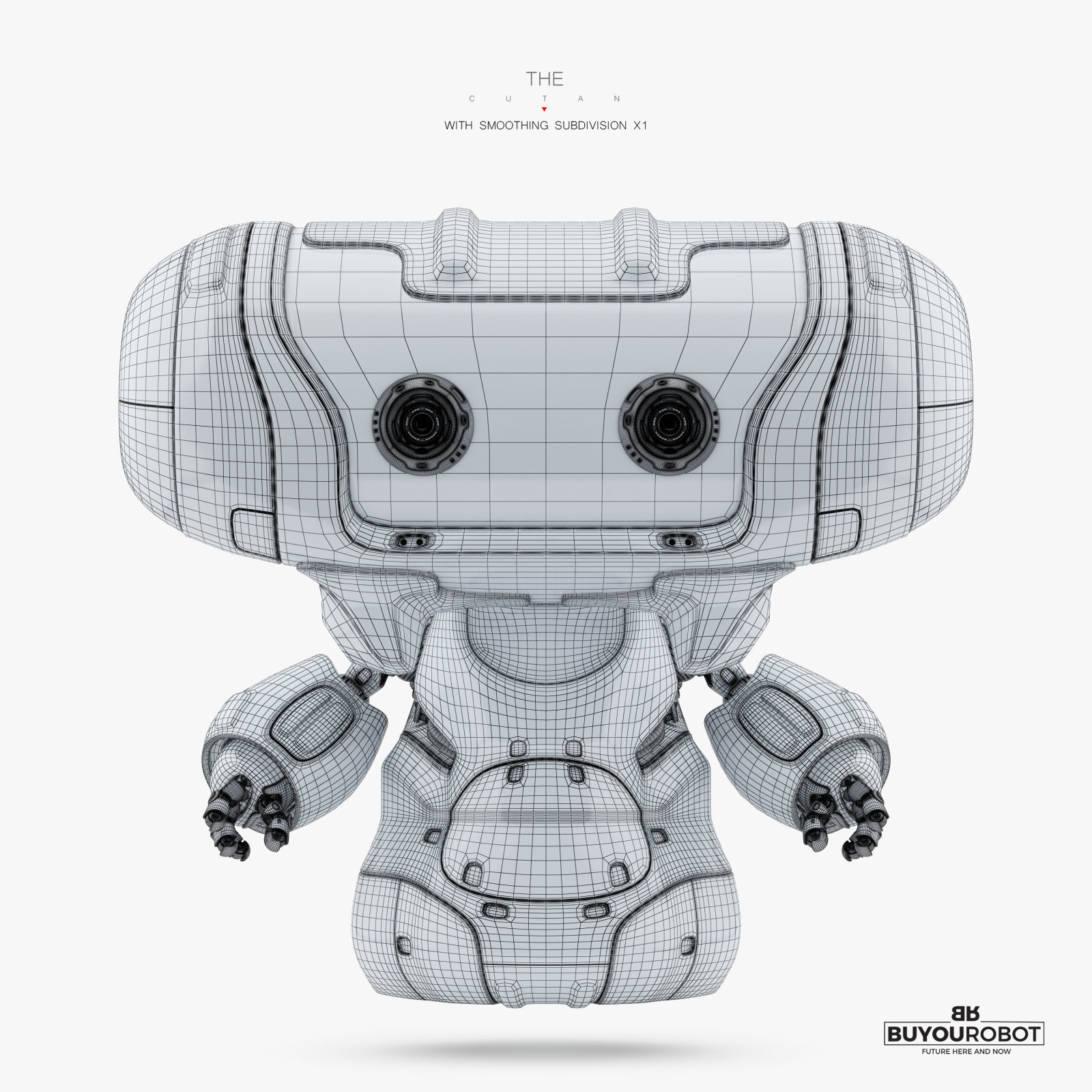 Aero beetle bot 3D model_6