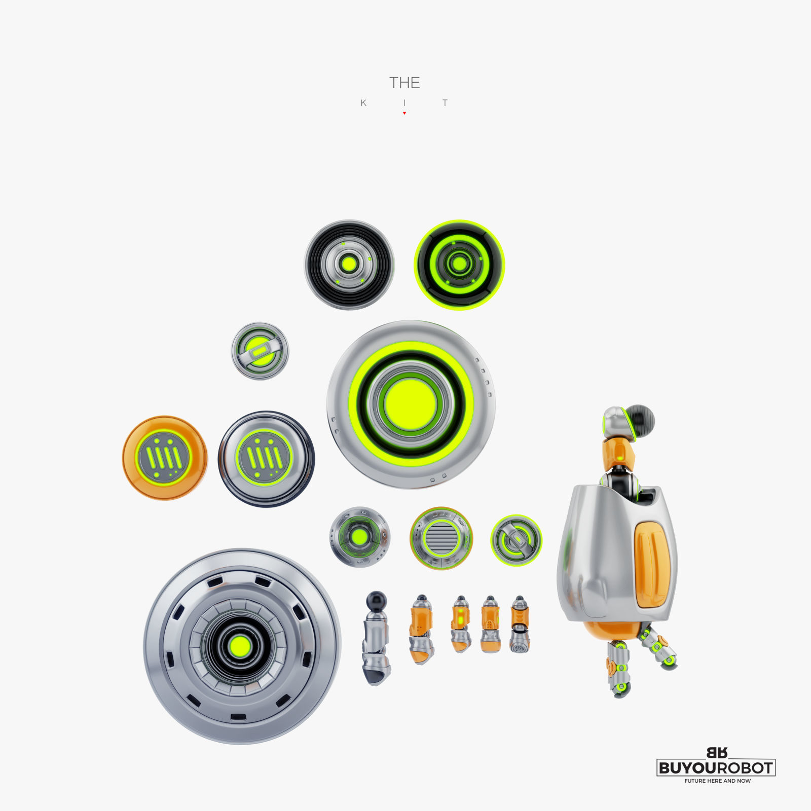 Aero beetle bot 3D model_5