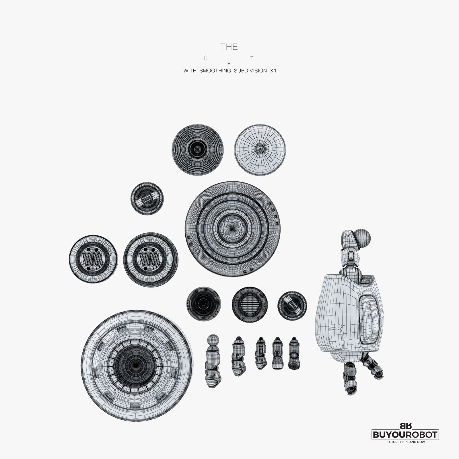 Aero beetle bot 3D model_9